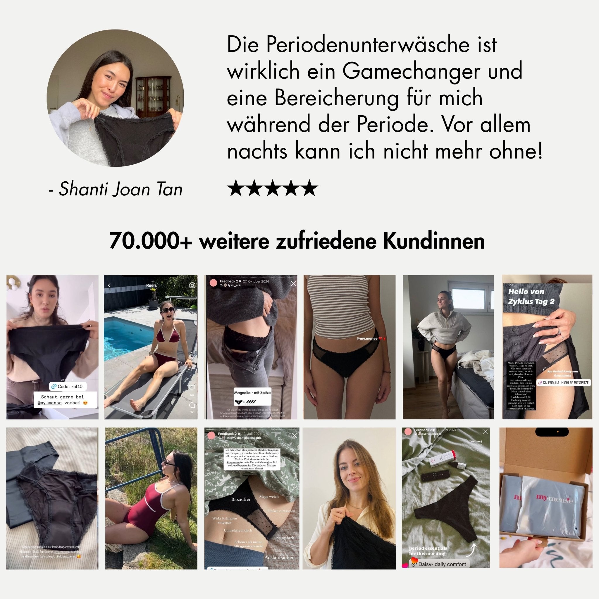 Allrounder Perioden - Set - Periodenunterwäsche, Menstruationsunterwäsche von my•mense
